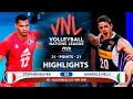 France vs Italy | VNL 2021 | Highlights | Stephen Boyer vs Gabriele Nelli