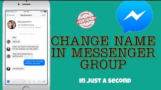 How to change name in messenger group chat 2023 screenshot 5
