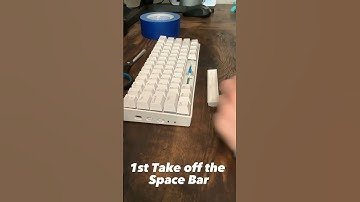 How to do SpaceBar Tape Mod! #shorts #keyboard #mechanical