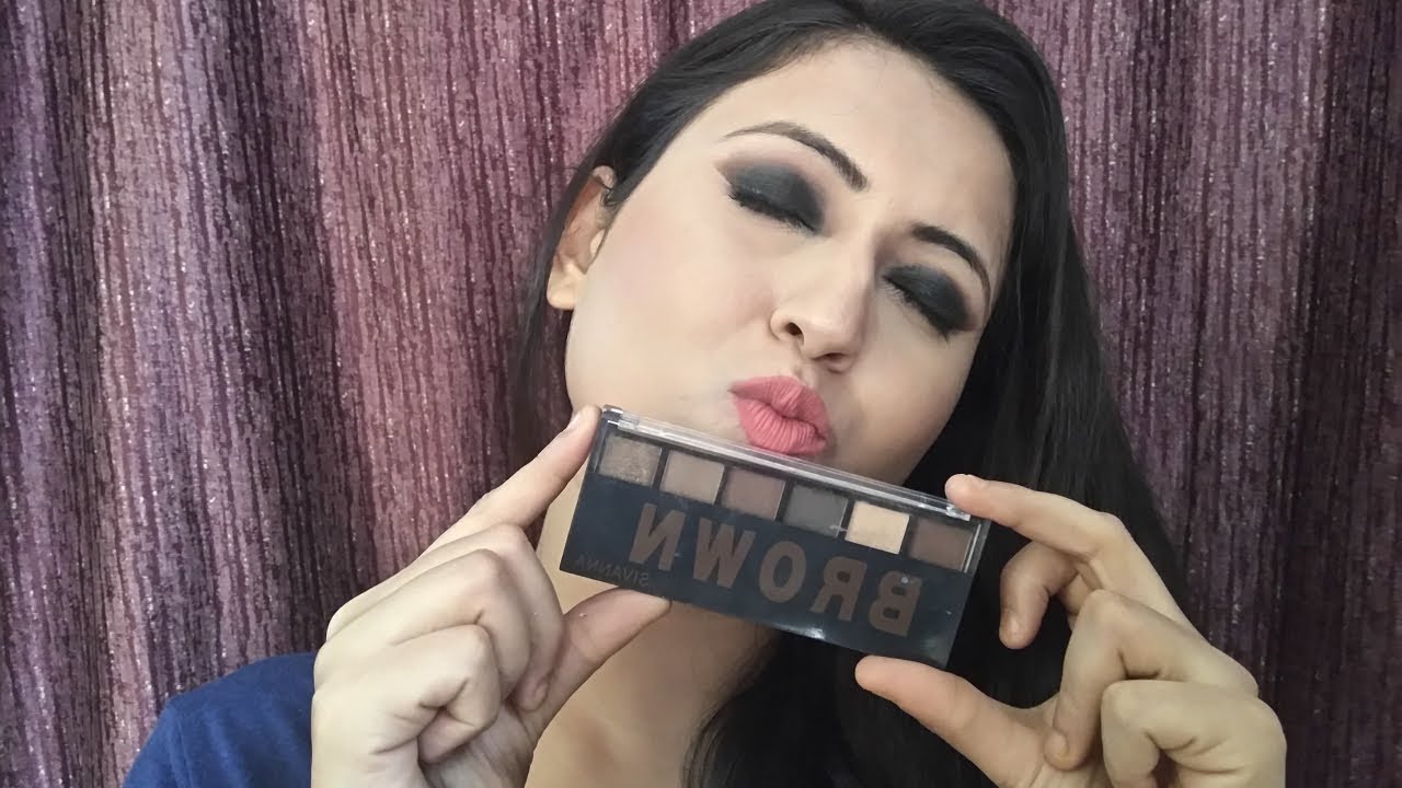 Sivanna Colors Eyeshadow Palette Review + Swatch Neelima Gupta YouTube
