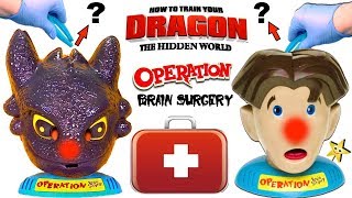 How to Train Your Dragon OPERATION BRAIN SURGERY GAME Win Surprise Toys!