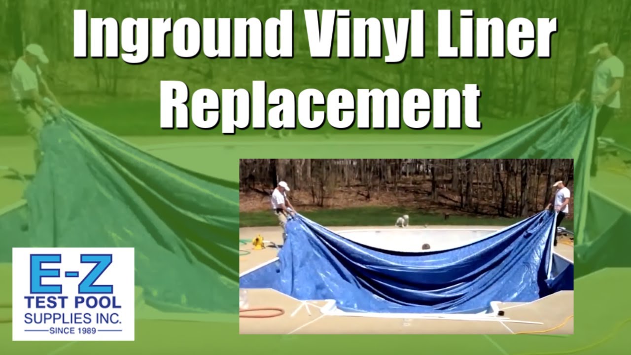 Inground Swimming Pool Liner Replacement - YouTube