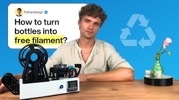 Turn Plastic Bottles Into 3D Printer Filament at Home | DIY PET Recycling Machine!