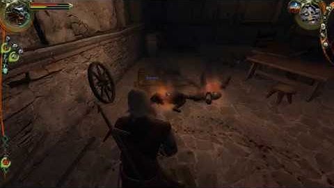 The Witcher Enhanced Edition Salmandra Hideout basemant and seeing stone