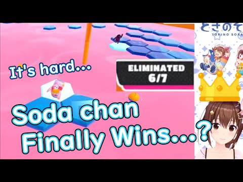 Soda-chan is finally on the verge of her first victory!【 Hololive ▷ Eng sub】