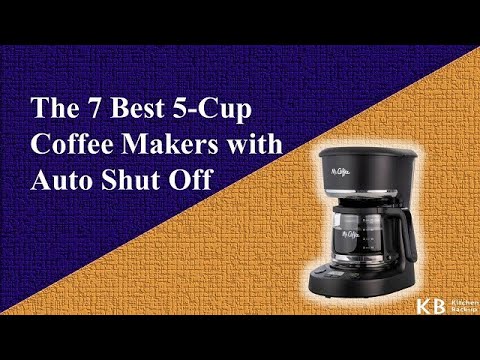 5 Cup coffee makers with Auto shut off 