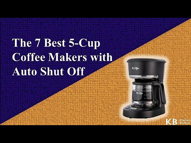 5 Cup coffee makers with Auto shut off 