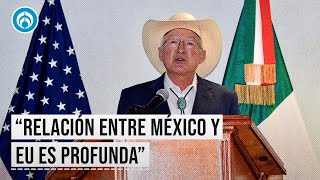 Embajador Ken Salazar rechaza que el objetivo de Biden sea que México “contengan la migración”