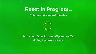 Resetting a LeapFrog LeapTV
