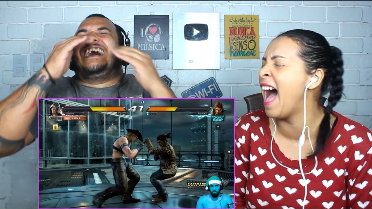 REAGINDO A Smzinho Melhor rage Tekken 7 #34 ( GAMES COMEDY.R )