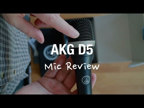 AKG D5 Vocal Microphone Review (Dynamic Microphone Test XLR)