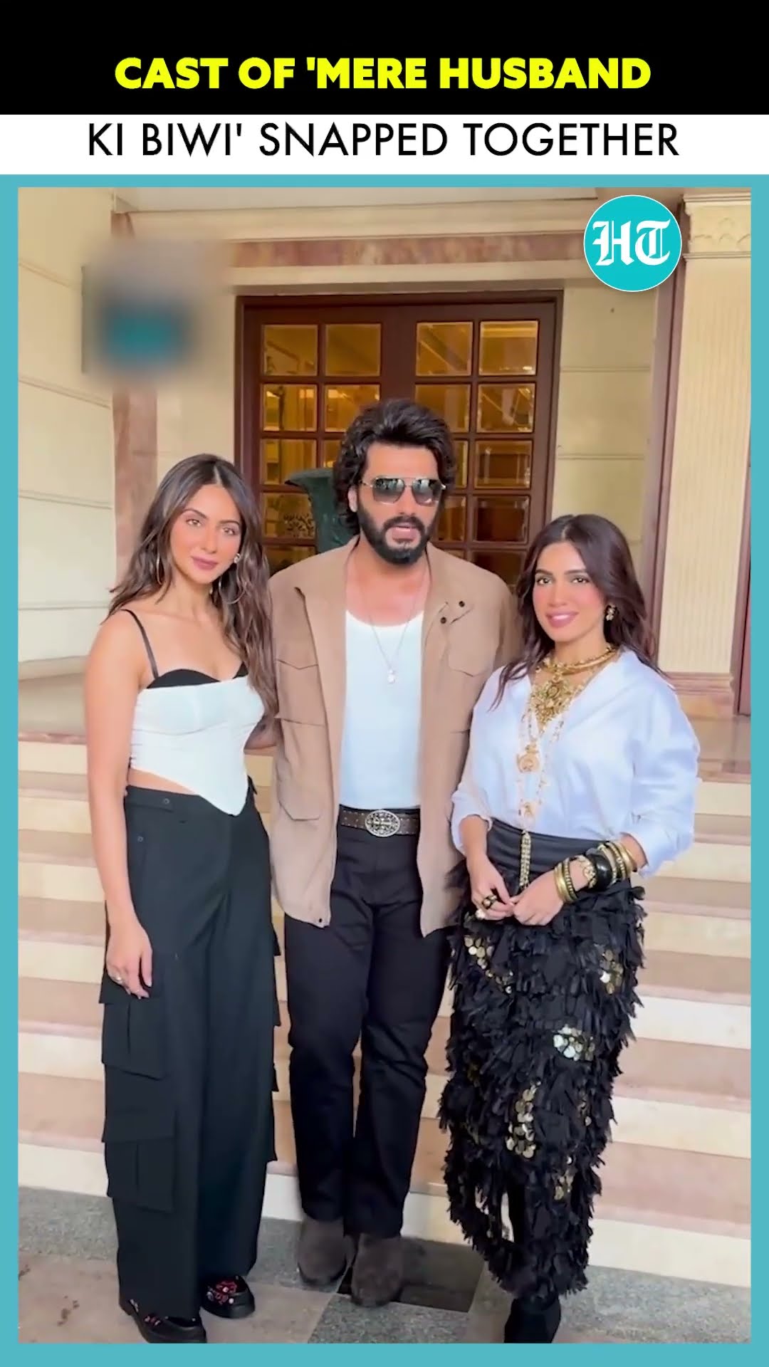 Arjun Kapoor, Rakul Preet, \u0026 Bhumi Pednekar Turn Heads As They Promote Their Film #ytshorts