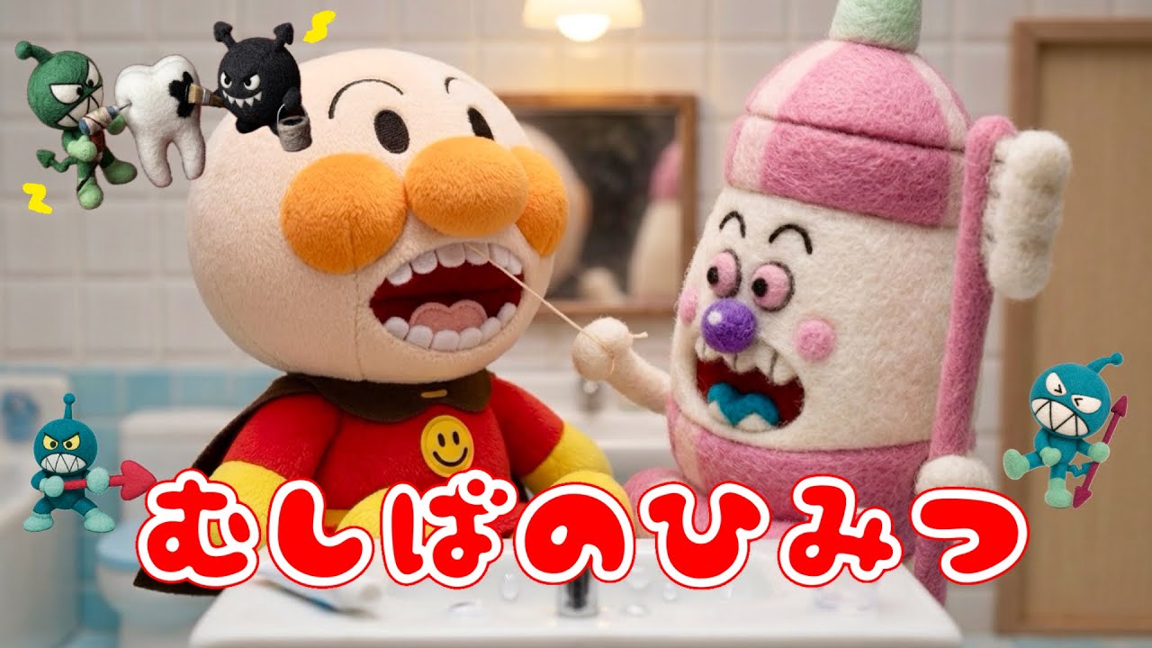「どうして虫歯になるの?」アンパンマンとバイキンのひみつ🦷