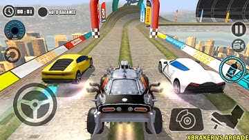 Impossible Car Tracks 3D: Monster Truck Driving Stunts Simulator Multiplayer Mode - Android Gameplay