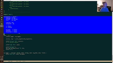 Metaprogramming: Further work on command line arguments module.