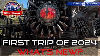 Alton Towers Vlog - Our First Trip of 2024 - Nemesis Reborn and more!