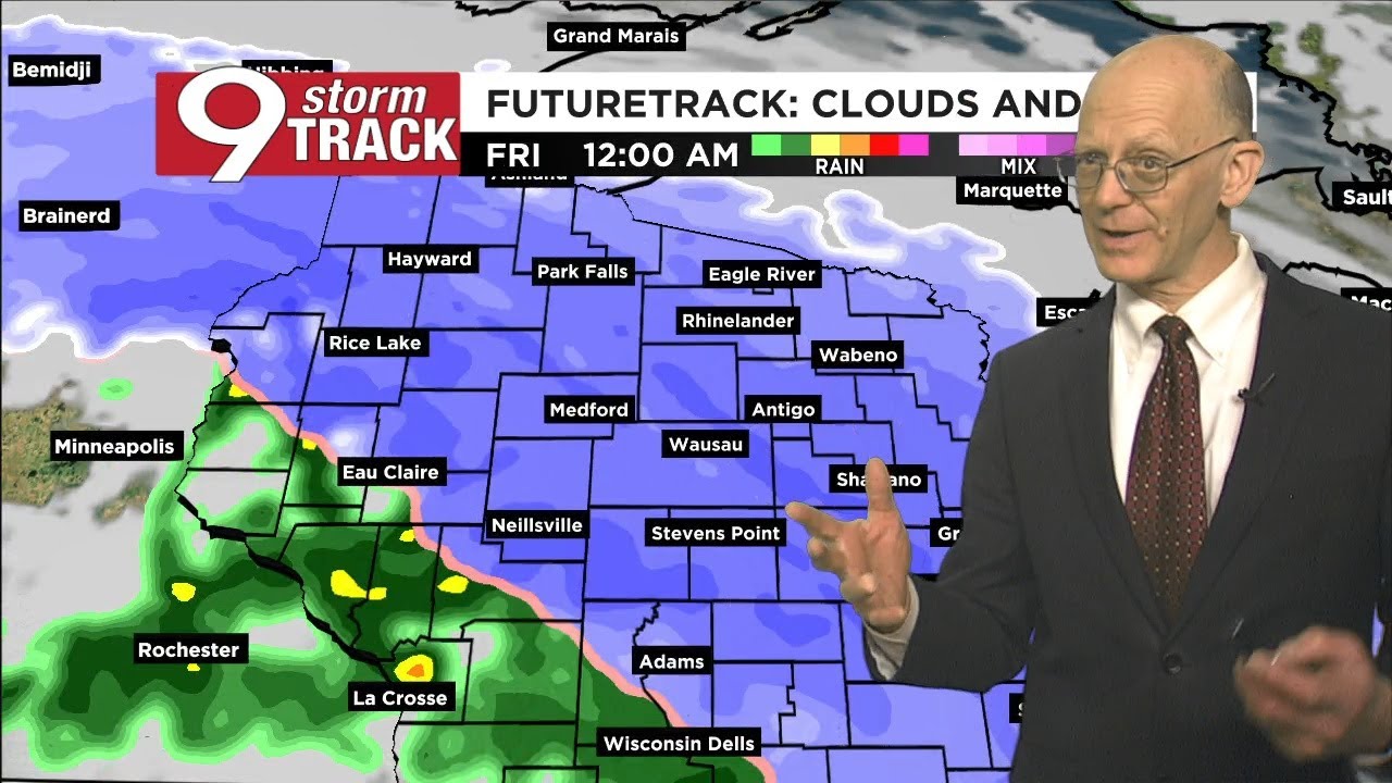 Multiple rounds of snow this week - YouTube