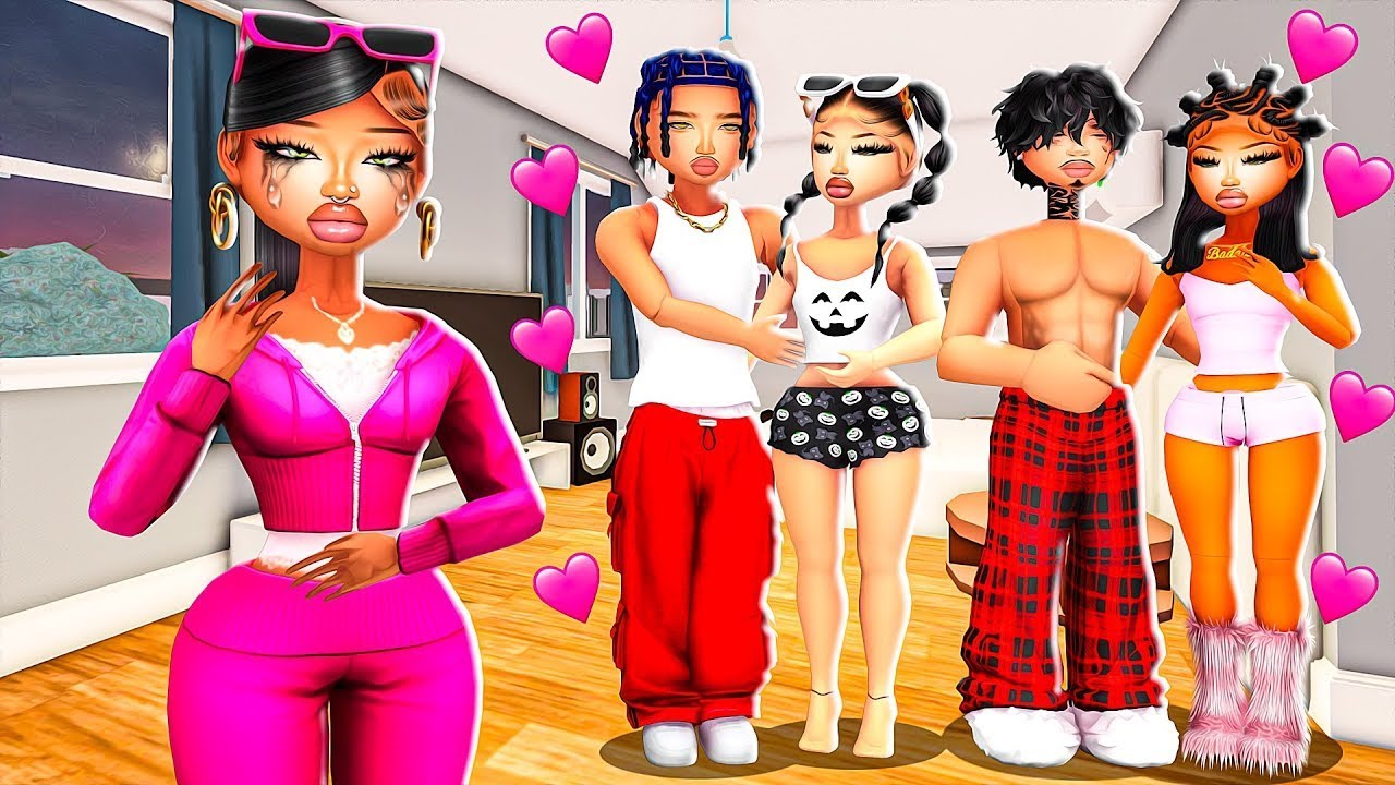I CAUGHT MY BOYFRIEND AT REALISTIC ONLINE DATER SLEEPOVER FOR 24 HOURS..   (LifeTogether 🏠 RP)