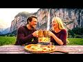 Real Life in the Alps Village Switzerland | Orchard Harvest &amp; Stone Fire Pizza