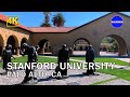 Stanford university  walking tour  ambience of stanford university  palo alto  california  4k