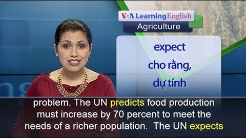 Phát âm chuẩn cùng VOA - Anh ngữ đặc biệt: Global Food / Soybean Study (VOA-Ag)