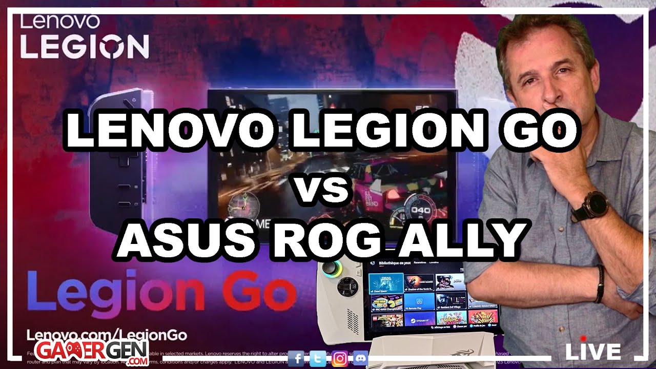 LENOVO LEGION GO vs ROG ALLY. LAQUELLE CHOISIR ? FAUT-IL CHANGER