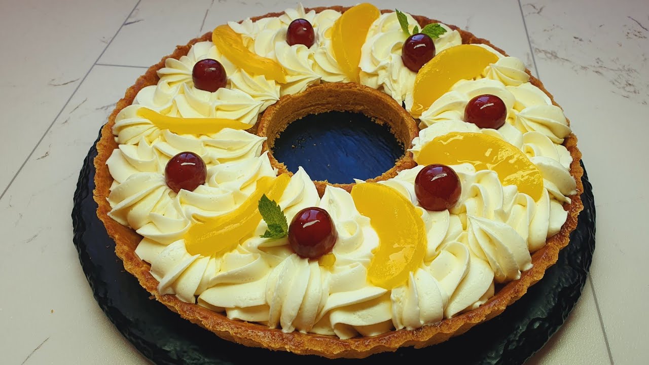 🔴الوصفة الي راهي دايرة حالة في المحلات 💥حصرية بعجينة مقرمشة✅️كريمة هبال😍بدون فلان❌️ ناجحة مليار🍒🥭🍇