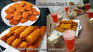 iftar recipe /beef rolls /masi vada /Srilankan style maalu vada /Ramadan special /