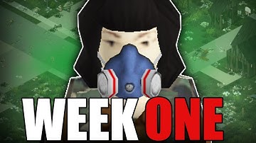 Can I Survive A NUCLEAR Strike And FALLOUT In The Week One Challenge | Project Zomboid