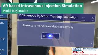 AR (Augmented Reality) based Haptic Device for Training Simulation of Intravenous Injection