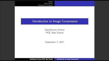 Introduction to Image Compression IT7IP080917