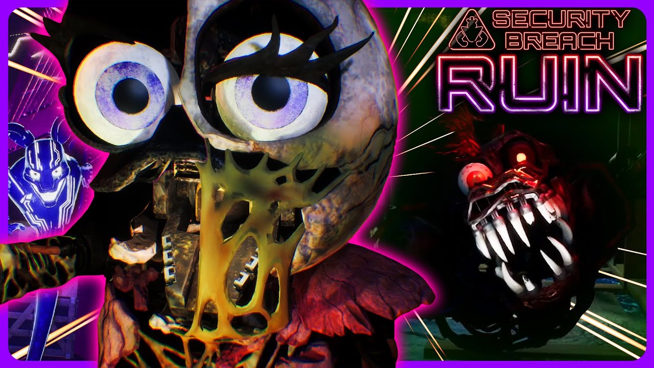 FNaF Security Breach: Ruin - Ruined Freddy by datDerpington on