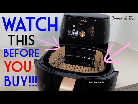 kerne uhyre Kakadu Best UNBOXING Philips Airfryer XXL Premium Collection Black HD9861/99 with  Smart Sensing Technology - YouTube