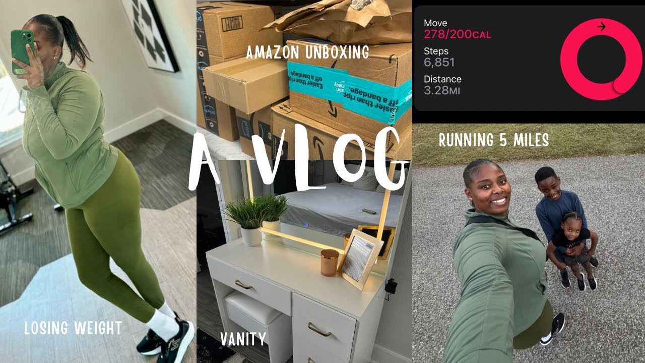 VLOG: LEAVING THE KIDS TO JOIN THE US ARMY + HE GOT ME A VANITY + NEW HOBBY + BEING A MOM 