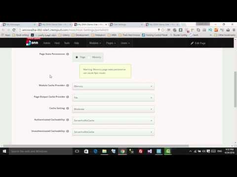 DNN Site Administration - Host Settings