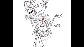 Drawing Undertale - Muffet