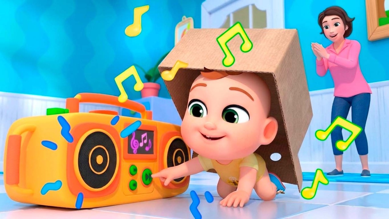 [KIDS SONG] Baby is Pushing the Star Button | Funny Nursery Rhymes