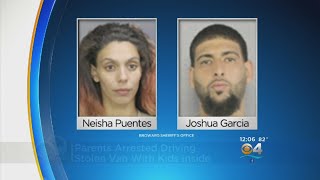 Couple Arrested For Driving Stolen U-Haul With Three Young Kids Inside