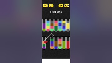 water sort puzzle level 4043