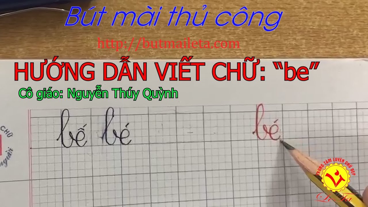 Tập viết lớp 1: Hướng dẫn viết chữ 