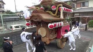 令和5年 岬連中秋祭り宵宮 船守神社安全祈願復路 03