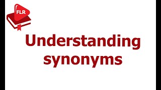 Synonyms Video #1
