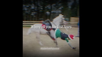 This was so scary #equestrian #harlowandpopcorn #Fail #Fall#horse #harlow