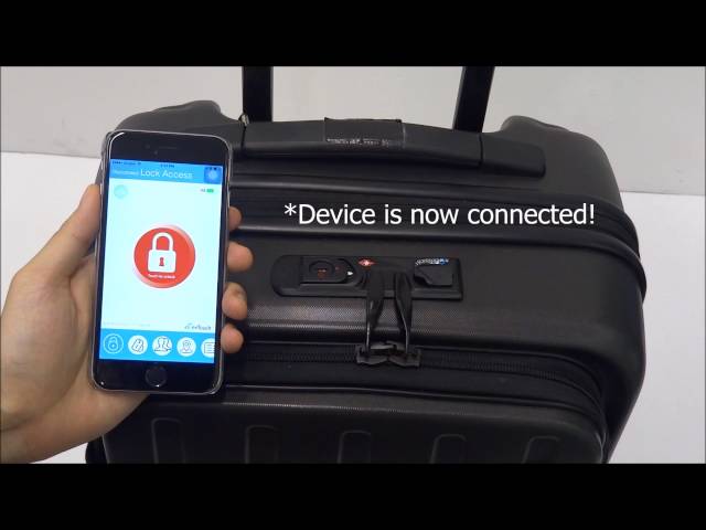 eGeeTouch NFC Smart Luggage Zipper Lock, Instantly Transform your old  luggage to Smart Luggage