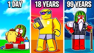 Every SECOND You GET OLDER in Roblox