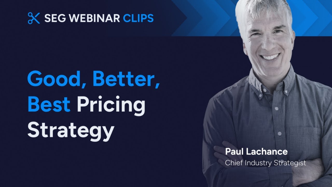 Good, Better, Best Pricing Strategy | Software Equity Group - M&A ...