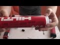 Химический анкер Hilti HFX. Небольшой обзор.