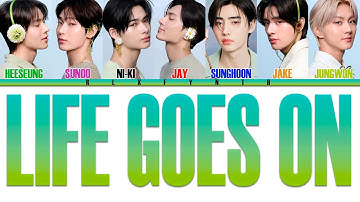 [AI COVER] HOW WOULD ENHYPEN SING "LIFE GOES ON" BY BTS (COLOR CODED)