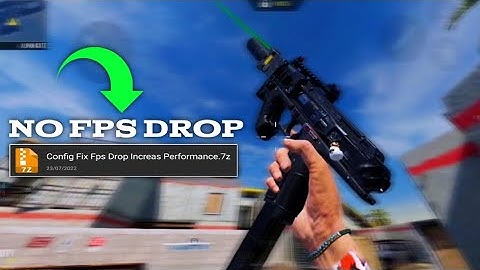 FIX FPS DROP CONFIG FOR COD MOBILE | INCREAS PERFORMANCE | LOW END DEVICE CODM