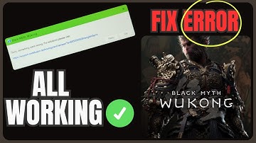 FIX Sorry Something Went Wrong ERROR In Black Myth Wukong (ALL FIXES 2025)